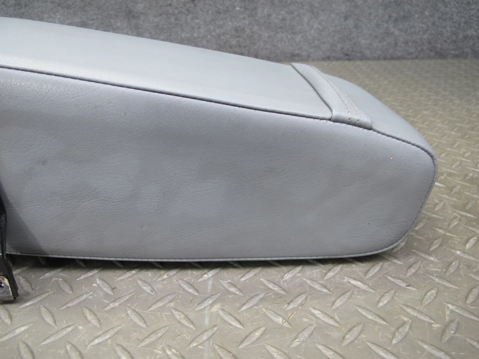 86-91 MERCEDES W126 C126 COUPE REAR SEAT LEATHER CENTER ARMREST OEM - Image 4 of 4