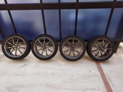 RAYS gram LIGHTS 57G 4Wheels 17inch 7J +42 4×100 NO TIRE For JAZZ