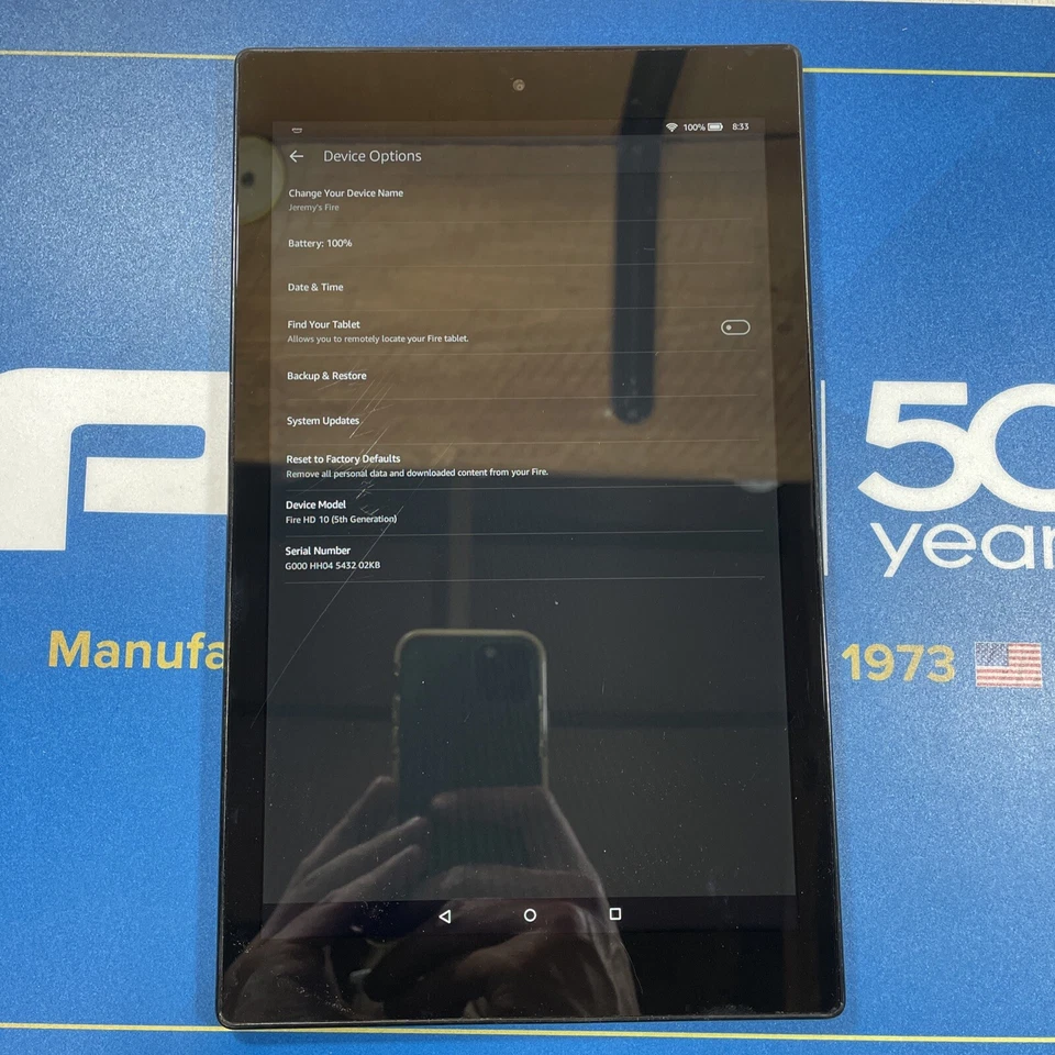 Amazon Kindle Fire HD 10 5th Generation (SR87CV) 16GB (Wi-Fi Only) 10.1" - Image 3 of 4