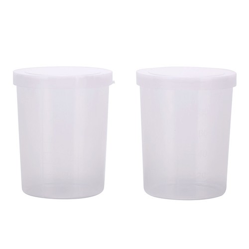 Plastic graduated laboratory bottle test measuring 100ml container cups