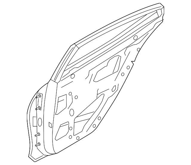 Genuine Nissan Door Shell 82101-4RA0A
