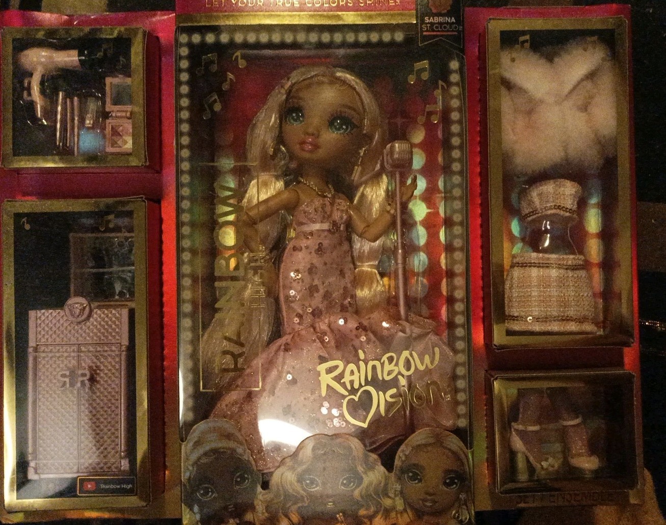 Rainbow High Vision Sabrina St. Cloud Fashion Doll NEW HTF RARE