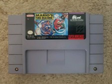 Mario's Time Machine Super Nintendo SNES authentic cartridge