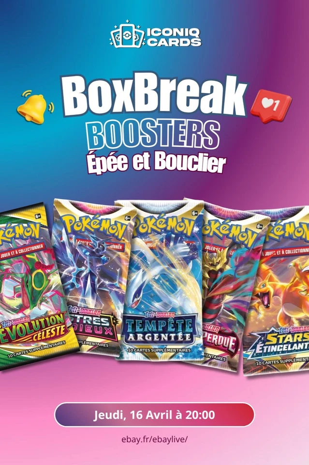 BoxBreak Pokémon Épée & Bouclier Français  🛡️