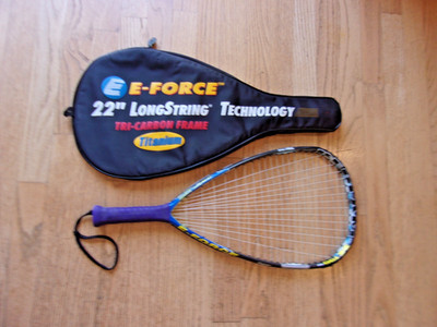 E-FORCE Bedlam  X190  22'' Tri Carbon Titanium Racquetball Racket