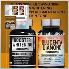 2pcs Combo Glucenta Diamond & Booster whitening 💯 satisfaction. BEWARE OF FAKE