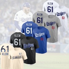 🔥HOT SALE!  Will Klein #61 Los Angeles Dodgers Name and Number Gift For Fans