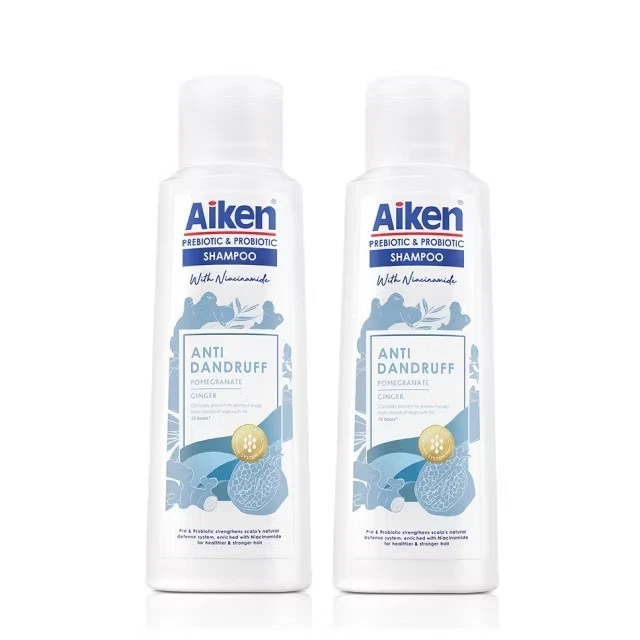Aiken Anti-Dandruff Shampoo with Prebiotic & Probiotic – 2 Bottles (350g each) - Image 2 of 4