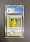 2000 Pokemon Promo Black Star #10 Meowth-Holo Game Boy-Black Star CGC 5.5