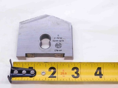 1pc AMEC 2 19/32 O.D. SERIES D 10244-0219 CPM-M4 HSS SPADE DRILL INSERT 2.5938