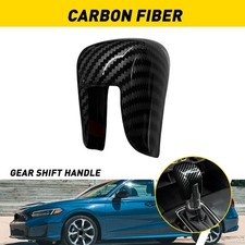 Carbon Fiber Gear Shift Knob Cover Trim ABS For Honda Civic CRV HRV 2023-2025 EK