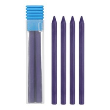 8Pcs 5.6mm 2B Carpenter Pencil Refill, Solid Dry Pencil Refill, Purple