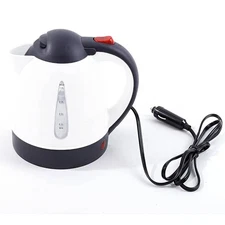 1L Car 12/24V Kettle Portable Water Heater Tea Coffee Jug for Trunk Van Travel