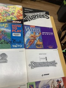 Lotto 50 Libretti Istruzioni NES per Nintendo Mega Man Zelda Castlevania