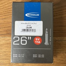Schwalbe SV11A 650C 26 in Bike Inner Tube 650x20c & 650x23c Presta High P Valve