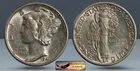 1941 D Mercury Dime, Almost Uncirculated+ Condition, FSB, Full Bands, C8321