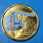 2022 Alexander Graham Bell CANADA 1 DOLLAR Blue Coloured LOONIE Combined Ship