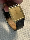 PARTS ONLY Vtg SEIKO Analog Wristwatch Brushed Gold Face Date Indicator 6N2851