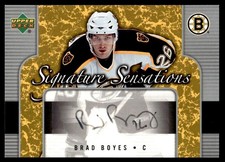 2006-07 Upper Deck Signature Sensations Brad Boyes Auto Boston Bruins #SS-BB