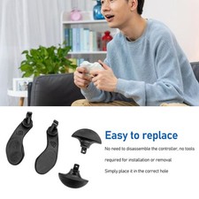 4PCS for Back Buttons Professional Metal Back Paddles for