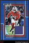 2025 Donruss Optic Von Miller Blue Hyper (RAW)