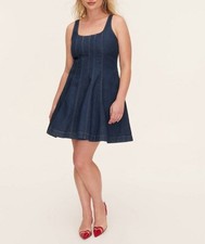 Kate Spade x Target Denim Seamed Mini Dress NWT Women’s Size 10