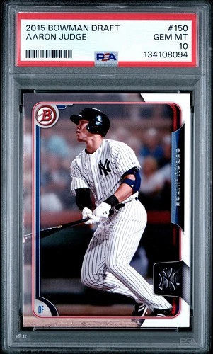 2015 Bowman Draft Aaron Judge RC #150 PSA 10 Gem Mint Yankees Rookie Card