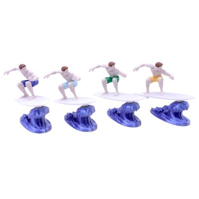 Handsome Surfing Guy Sculpture With Moving Action Perfect For Car Dashboard