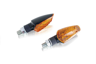 25985 - Intermitentes universales moto TIP HOMOLOGADOS negro compatible con YAMA
