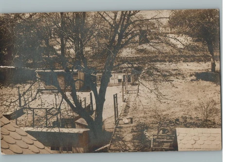 Moonlight Studio Kansas City MO House Yard RPPC c1910 Postcard CREASED
