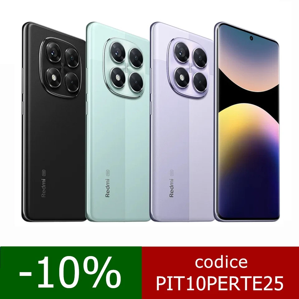 Xiaomi Redmi Note 14 Pro 5G Smartphone 8GB+256GB 200MP NFC 120Hz 5110mAh Globale - Immagine 2 di 4