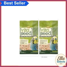 Parakeet Bird Food Seed 2.5 lb Bag 2 Pack 5 lb Total Digestive Probiotics DHA