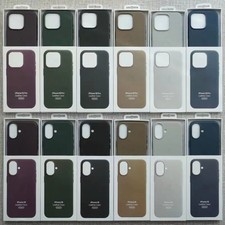 Original Leather Magnetic Phone Case Magsafe Cover For iPhone 16 Pro Max 16 Pro