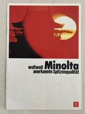 Minolta 1  - Produkt&uuml;bersicht 20 Seiten