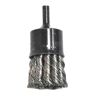 United Abrasives SAIT 02704 1x.020x2-5/8 Stainless Steel End Brush KNOT 12 pack