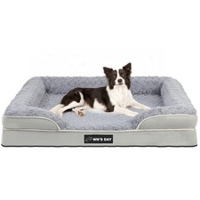 Orthopedic Dog Beds Medium Large Sized Dog, Dog Sofa Bed, Pet Beds Grey, L  ...