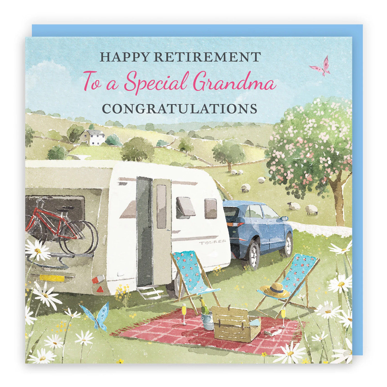 Grandma Retirement Card Caravan Holiday Milo's Gallery