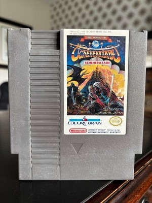 The Magic of Scheherazade Nintendo Entertainment System NES Video Game Pak Cart
