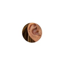 2 Pairs 20G/18G/16G Dainty Stud Earrings, Cubic Zirconia Screw Flat Back Drop...