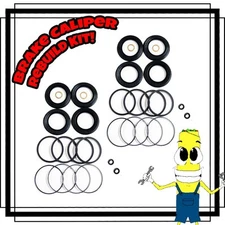 Front Disc Brake Caliper Rebuild Repair Kit for Toyota Land Cruiser 1991-1997