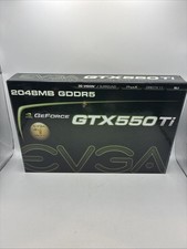 EVGA NVIDIA GEFORCE GTX 550 TI SC 2G PCI EXPRESS X16 02G-P3-2059-B1 Open Box