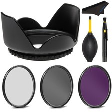 PRO 67mm Filter Kit Tulip Lens Hood for Samyang 12mm 1:2.0 NCS CS - 67...