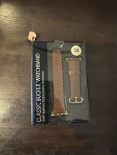 Apple Watch leather strap 38mm, brand new in the box, never used