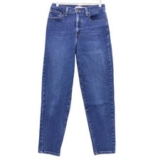 Levis High Waisted Mom Jeans Blue Denim Size 28 W28 L27