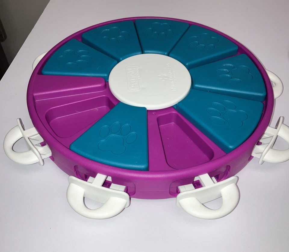 Rompecabezas interactivo para mascotas alimentador lento, juguetes de alimentación de tratamiento para entrenamiento de coeficiente intelectual - Lote de 2 Foto 4 de 4