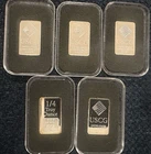 5x 1/4 Oz  Silver ( 1.25  OZ TOTAL) USCG United States Commemorative Gallery 999