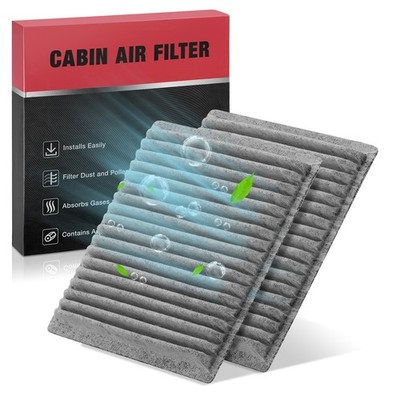 Carbon Cabin Air Filter Set of 2 Fits Ford Edge Lincoln MKX Mazda CX-9 CF10547