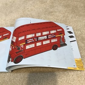 Lego Creator 10258 London Bus Building Toy Instructions Manual Book Sticker