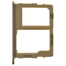 SIM Micro SD Card Tray for Samsung Galaxy J7 J737/2018 Gold Replacement Part