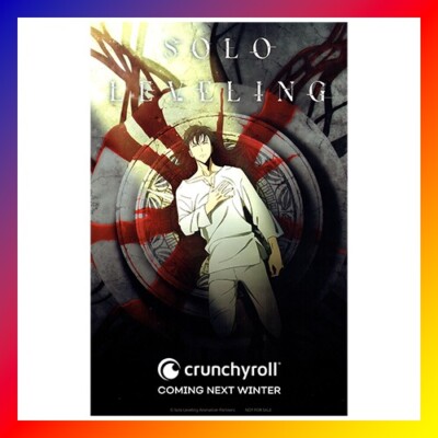 SOLO LEVELING Anime Expo POSTER Crunchyroll SUNG JIN-WOO Webtoon AX 2023 NEW
